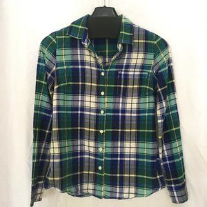 J. Crew The Perfect Shirt Plaid XS